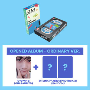 ZEROBASEONE (제로베이스원) 1st Full Album - [NEVER SAY NEVER] (PHOTOBOOK Ver.) (ORDINARY VER. : OPENED ALBUM)