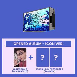 ZEROBASEONE (제로베이스원) 1st Full Album - [NEVER SAY NEVER] (PHOTOBOOK Ver.) (ICON VER. : OPENED ALBUM) - EVE PINK K-POP