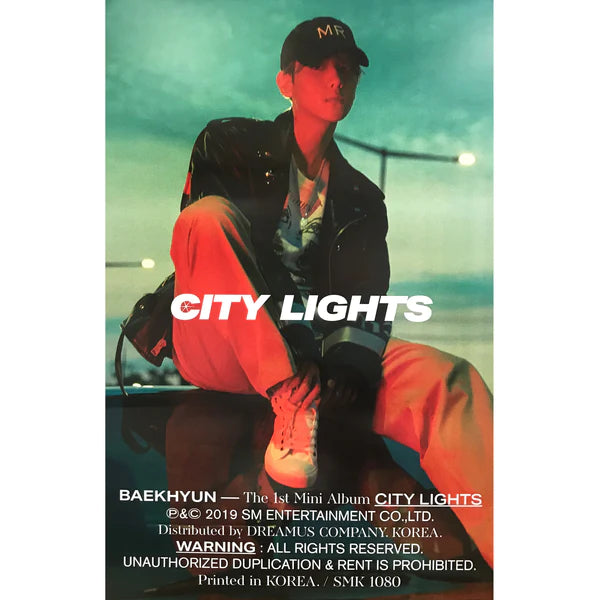 BAEKHYUN (EXO) - CITY LIGHTS (NIGHT VER) OFFICIAL POSTER