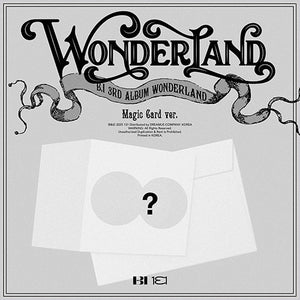 B.I (비아이) 3RD ALBUM - [WONDERLAND] (Magic card Ver.)