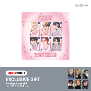 [PRE-ORDER] (KOR VER.) BOYNEXTDOOR (보이넥스트도어) 1st Studio Album - [HOME] (SWEET HOME ver. + EXCLUSIVE PHOTOCARD) - EVE PINK K-POP