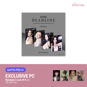 [PRE-ORDER] 블랙핑크 (BLACKPINK) 3RD MINI ALBUM - [DEADLINE] (SILVER VER. + EXCLUSIVE PHOTOCARD) - EVE PINK K-POP