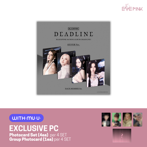 [PRE-ORDER] 블랙핑크 (BLACKPINK) 3RD MINI ALBUM - [DEADLINE] (SILVER VER. + EXCLUSIVE PHOTOCARD) - EVE PINK K-POP