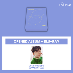 BTS (방탄소년단) - [MEMORIES OF 2021] (Blu-ray Ver. : OPENED ALBUM)
