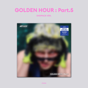 [PRE-ORDER] (U.S. VER.) ATEEZ (에이티즈) 14th Mini Album - [GOLDEN HOUR : PART.5] (MEMBER DIGIPACK VER. + POP-UP EXCLUSIVE PHOTOCARD) - EVE PINK K-POP