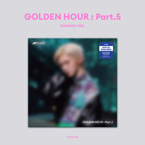 [PRE-ORDER] (U.S. VER.) ATEEZ (에이티즈) 14th Mini Album - [GOLDEN HOUR : PART.5] (MEMBER DIGIPACK VER. + POP-UP EXCLUSIVE PHOTOCARD) - EVE PINK K-POP