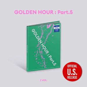 [PRE-ORDER] (U.S. VER.) ATEEZ (에이티즈) 14th Mini Album - [GOLDEN HOUR : PART.5] (PHOTOBOOK VER. + POP-UP EXCLUSIVE PHOTOCARD) - EVE PINK K-POP