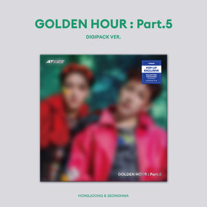 [PRE-ORDER] (U.S. VER.) ATEEZ (에이티즈) 14th Mini Album - [GOLDEN HOUR : PART.5] (UNIT DIGIPACK VER. + POP-UP EXCLUSIVE PHOTOCARD) - EVE PINK K-POP