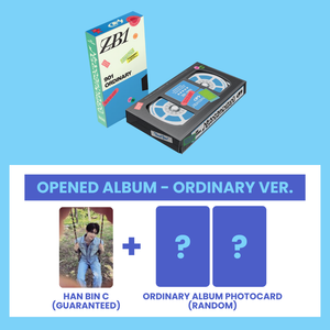 ZEROBASEONE (제로베이스원) 1st Full Album - [NEVER SAY NEVER] (PHOTOBOOK Ver.) (ORDINARY VER. : OPENED ALBUM)
