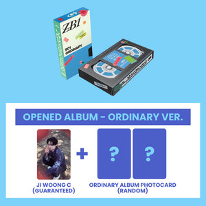 ZEROBASEONE (제로베이스원) 1st Full Album - [NEVER SAY NEVER] (PHOTOBOOK Ver.) (ORDINARY VER. : OPENED ALBUM)