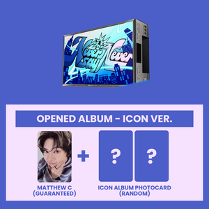 ZEROBASEONE (제로베이스원) 1st Full Album - [NEVER SAY NEVER] (PHOTOBOOK Ver.) (ICON VER. : OPENED ALBUM) - EVE PINK K-POP