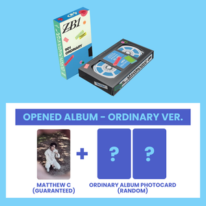 ZEROBASEONE (제로베이스원) 1st Full Album - [NEVER SAY NEVER] (PHOTOBOOK Ver.) (ORDINARY VER. : OPENED ALBUM)