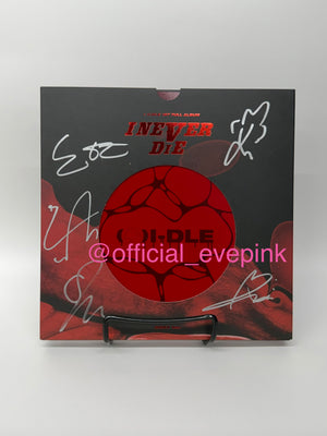 [AUTOGRAPHED] I-DLE (여자아이들) 1ST FULL ALBUM - [I NEVER DIE] - EVE PINK K-POP