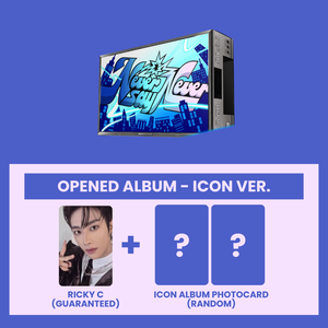 ZEROBASEONE (제로베이스원) 1st Full Album - [NEVER SAY NEVER] (PHOTOBOOK Ver.) (ICON VER. : OPENED ALBUM) - EVE PINK K-POP