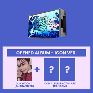 ZEROBASEONE (제로베이스원) 1st Full Album - [NEVER SAY NEVER] (PHOTOBOOK Ver.) (ICON VER. : OPENED ALBUM) - EVE PINK K-POP