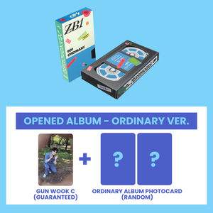 ZEROBASEONE (제로베이스원) 1st Full Album - [NEVER SAY NEVER] (PHOTOBOOK Ver.) (ORDINARY VER. : OPENED ALBUM)