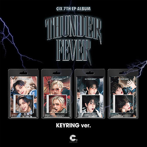 CIX (씨아이엑스) 7TH EP Album - [THUNDER FEVER] (Keyring Album VER.)