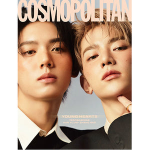 COSMOPOLITAN KOREA - APRIL 2024 [COVER : ZHANG HAO & HAN YUJIN (ZB1)] (+2 POSTCARD)