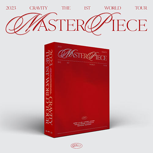 CRAVITY (크래비티) - THE 1ST WORLD TOUR [MASTERPIECE] (DVD +EXCLUSIVE PHOTOCARD)