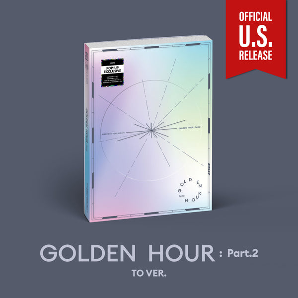 [PRE-ORDER] (U.S. VER.) ATEEZ (에이티즈) 11TH MINI ALBUM - [GOLDEN HOUR : PART.2] (PHOTOBOOK VER. + POP-UP EXCLUSIVE PHOTOCARD)