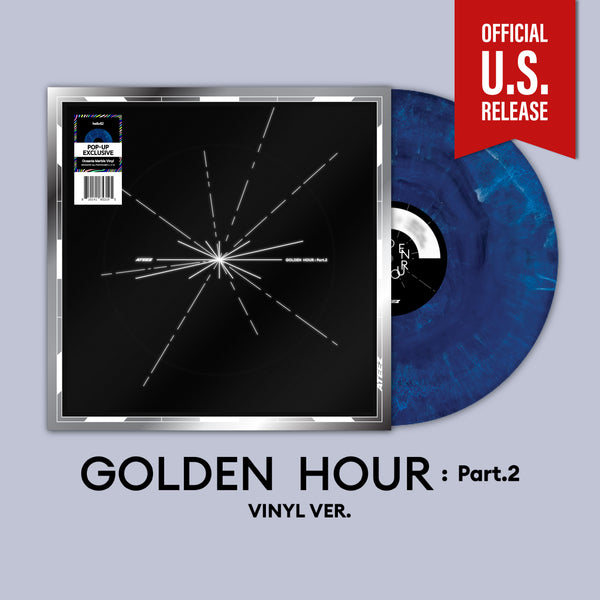 [PRE-ORDER] (U.S. VER.) ATEEZ (에이티즈) 11TH MINI ALBUM - [GOLDEN HOUR : PART.2] (VINYL VER. + POP-UP EXCLUSIVE PHOTOCARD)