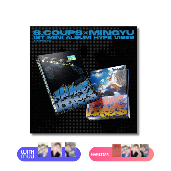 [PRE-ORDER] S.COUPS & MINGYU (SVT) 1st Mini Album - [HYPE VIBES] (Standard Ver. +EXCLUSIVE PHOTOCARD)