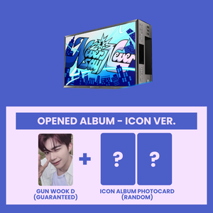 ZEROBASEONE (제로베이스원) 1st Full Album - [NEVER SAY NEVER] (PHOTOBOOK Ver.) (ICON VER. : OPENED ALBUM) - EVE PINK K-POP