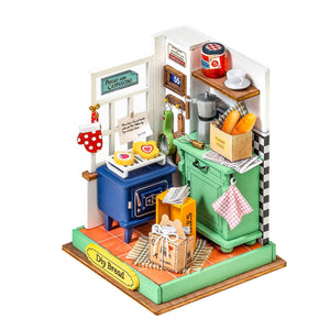 Rolife DIY Miniature House - [Afternoon Baking Time DS029] - EVE PINK K-POP