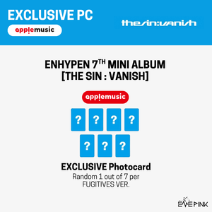[PRE-ORDER] ENHYPEN (엔하이픈) 7TH MINI ALBUM - [THE SIN : VANISH] (Fugitives ver. + EXCLUSIVE PHOTOCARD) - EVE PINK K-POP