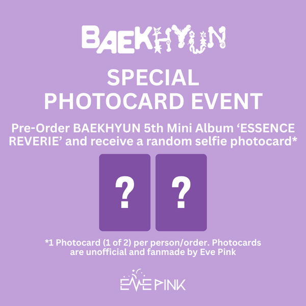 BAEKHYUN (백현) 5TH MINI ALBUM - [Essence of Reverie] (Special Edition/ Kkuru Jam Ver. +EXCLUSIVE PHOTOCARD)