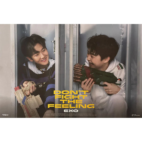 EXO - DON'T FIGHT THE FEELING (EXPANSION VER) OFFICIAL POSTER - UNIT XIUMIN & BAEKHYUN