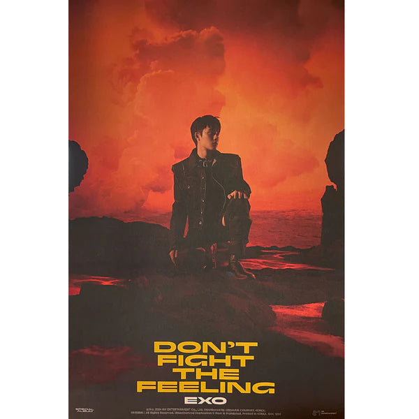 EXO - DON'T FIGHT THE FEELING (PHOTOBOOK A VER) OFFICIAL POSTER - DO