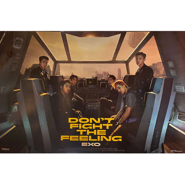 EXO - DON'T FIGHT THE FEELING (PHOTOBOOK B VER) OFFICIAL POSTER