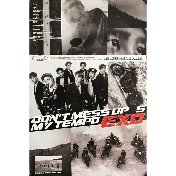 EXO - DON'T MESS UP MY TEMPO (ALLEGRO VER) OFFICIAL POSTER