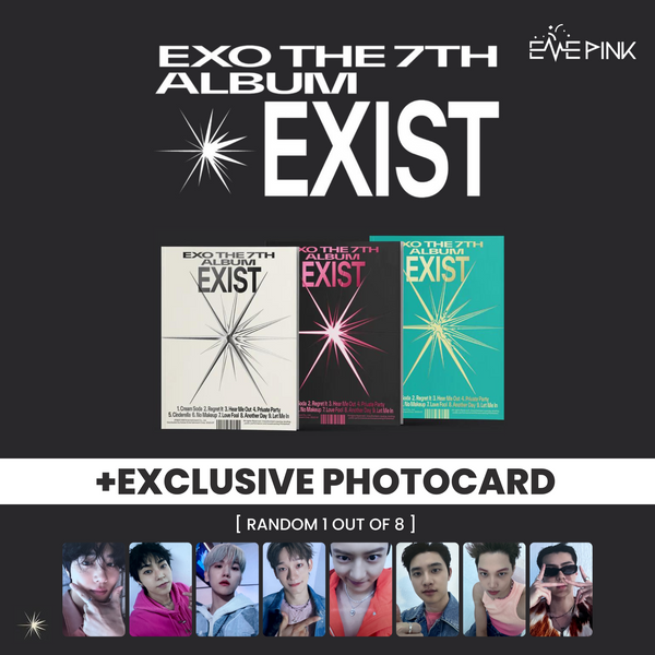 EXO (엑소) 7TH ALBUM - [EXIST] (Photo Book Ver.) (+EXCLUSIVE PHOTOCARD)