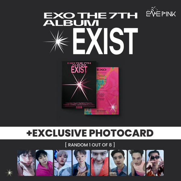 EXO (엑소) 7TH ALBUM - [EXIST] (Photo Book Ver.) (+EXCLUSIVE PHOTOCARD)