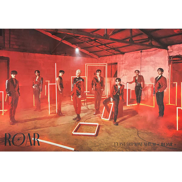 E'LAST - ROAR (RED VER) OFFICIAL POSTER