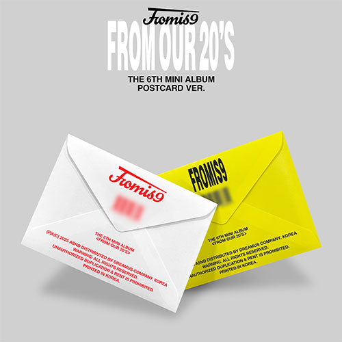 fromis_9 (프로미스나인) 6th Mini Album - [From Our 20’s] (Postcard Ver.)
