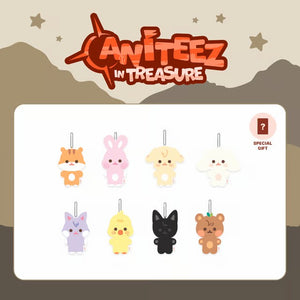 ATEEZ X ANITEEZ IN TREASURE MD - [FLAT-FUR PLUSH] (+POB)
