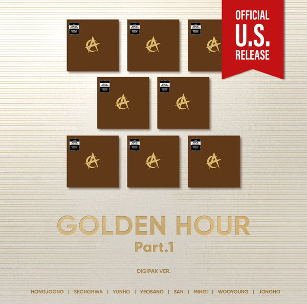 [PRE-ORDER] (U.S. VER.) ATEEZ (에이티즈) ALBUM - [GOLDEN HOUR : PART.1] (DIGIPAK VER. + POP-UP EXCLUSIVE PHOTOCARD)