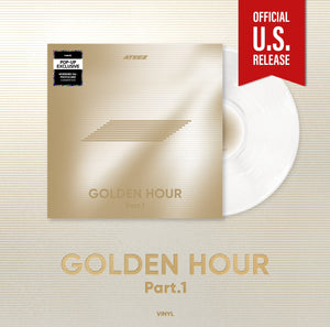 (U.S. VER.) ATEEZ (에이티즈) 10TH MINI ALBUM - [GOLDEN HOUR : PART.1] (VINYL VER. + POP-UP EXCLUSIVE PHOTOCARD)