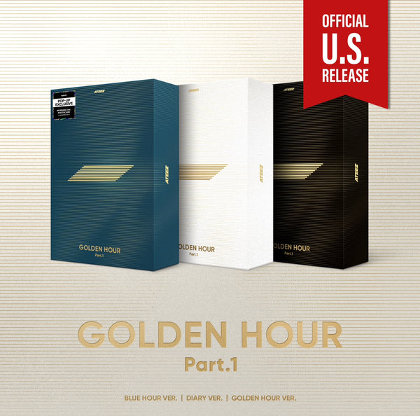 [PRE-ORDER] (U.S. VER.) ATEEZ (에이티즈) ALBUM - [GOLDEN HOUR : PART.1] (BOX SET VER. + POP-UP EXCLUSIVE PHOTOCARD)