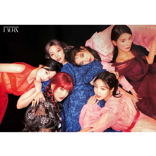 (G)I-DLE - I BURN (FIRE VER) OFFICIAL POSTER