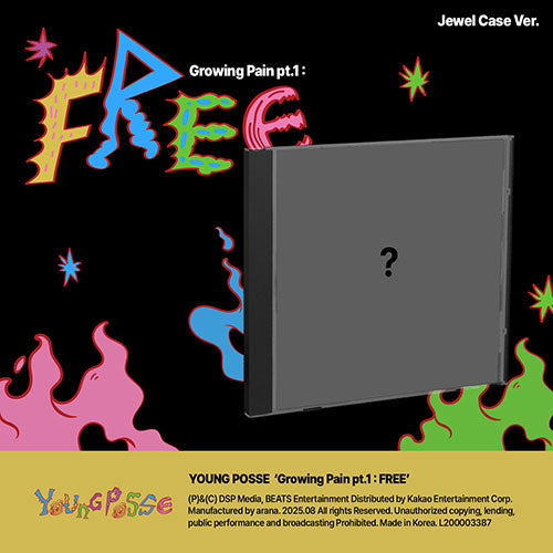 YOUNG POSSE (영파씨) EP Album - [Growing Pain pt.1 : FREE] (Jewel Case Ver.)