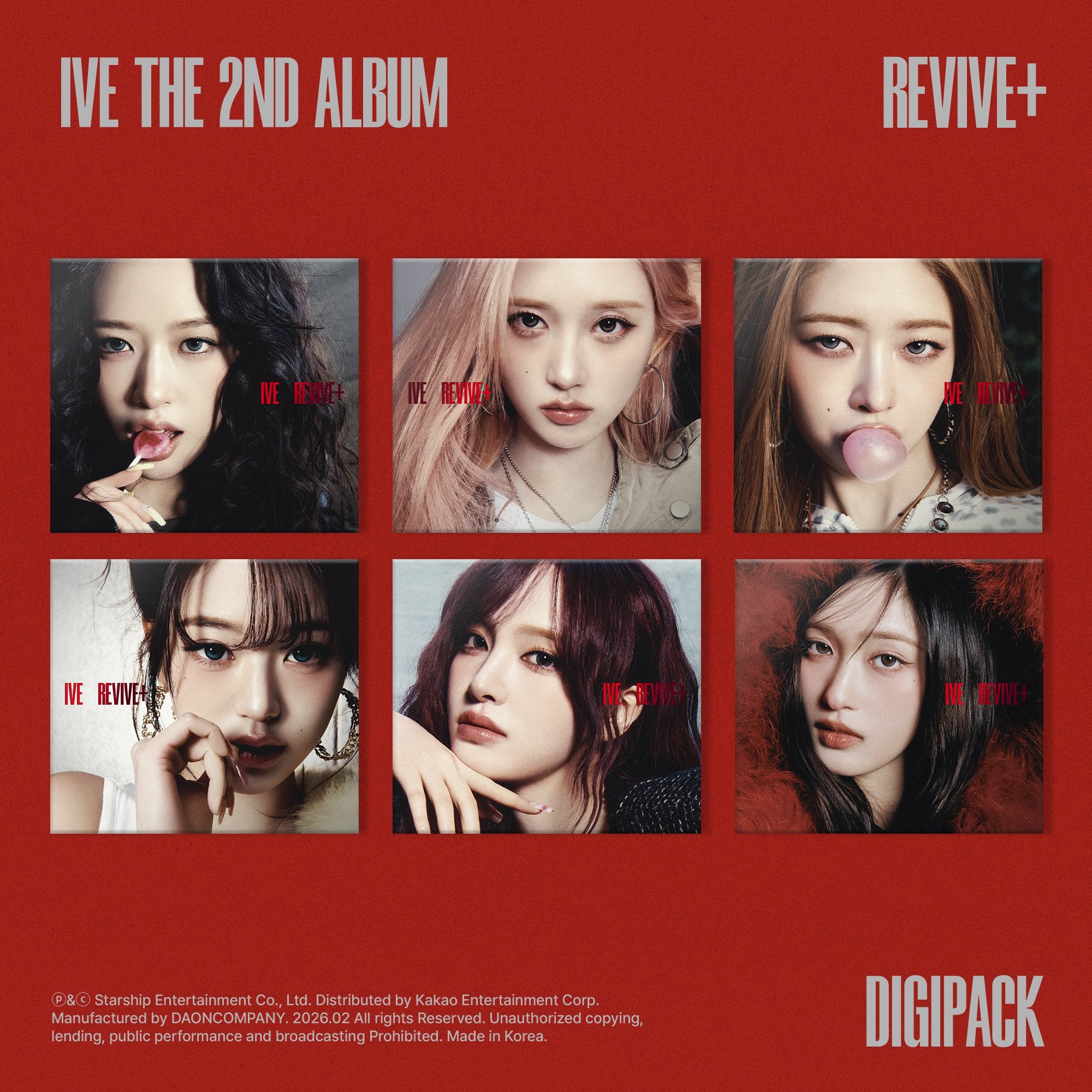 [PRE-ORDER] IVE (아이브) THE 2ND ALBUM - [REVIVE+] (Digipack Ver.) - EVE PINK K-POP
