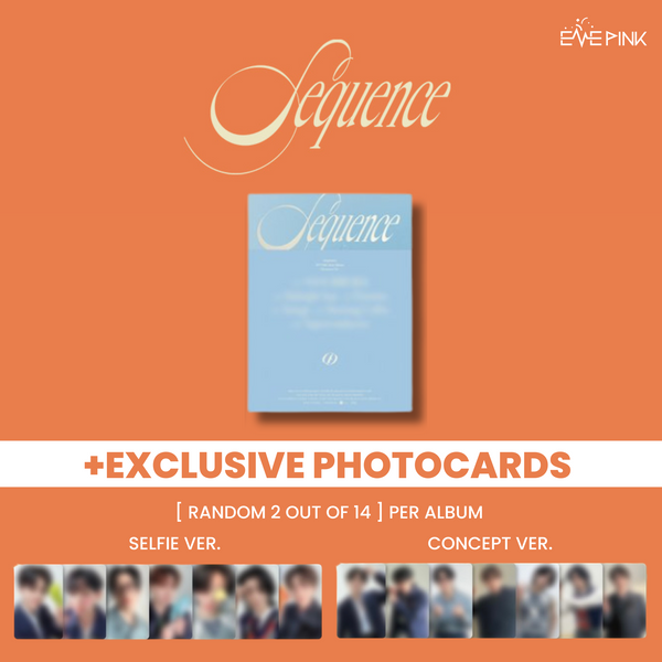 SF9 (에스에프나인) 13TH MINI ALBUM - [SEQUENCE] (+EXCLUSIVE PHOTOCARDS)