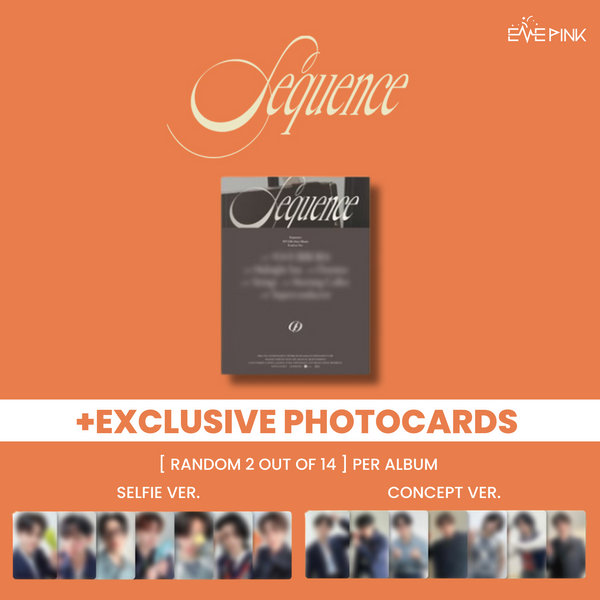 SF9 (에스에프나인) 13TH MINI ALBUM - [SEQUENCE] (+EXCLUSIVE PHOTOCARDS)