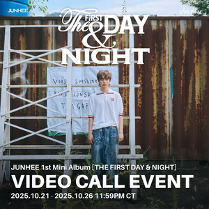 [PRE-ORDER] (VIDEO CALL EVENT) JUNHEE (준희) 1st Mini Album - [The First Day & Night]