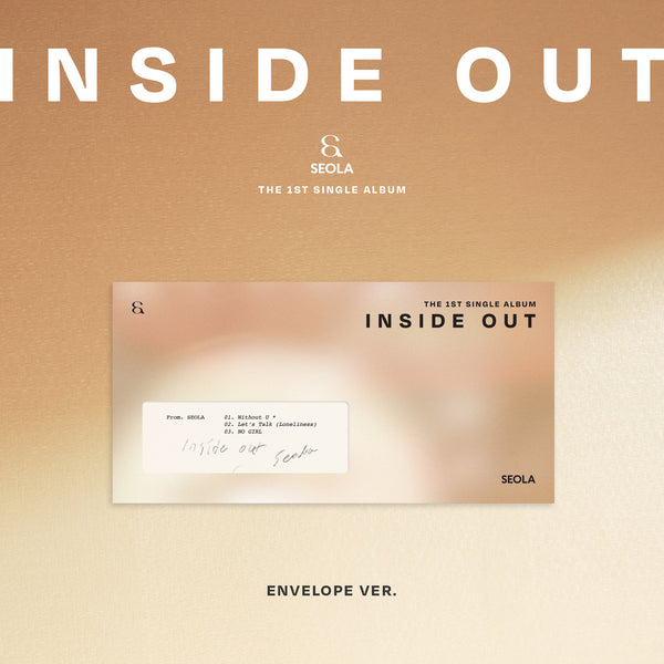 SEOLA (설아) THE 1ST SINGLE ALBUM - [INSIDE OUT] (ENVELOPE VER.)