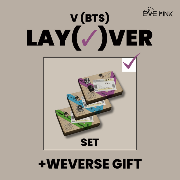 V (BTS) ALBUM - [Layover] (+ WEVERSE GIFT)